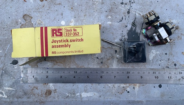 RADIOSPARES, RS,JOYSTICK SWITCH ASSEMBLY, RS 337-352, NOS BOXED