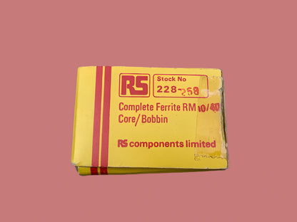 RADIOSPARES, RS, 228-242, FERROXCUBE, FERRITE, RM10/250, CORE/BOBBIN SET