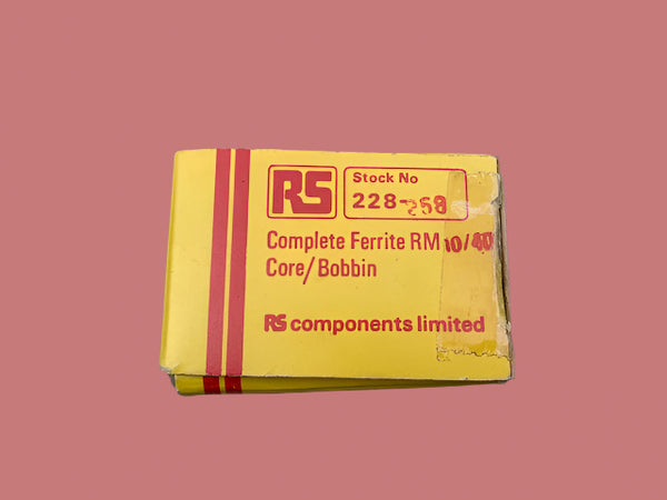 RADIOSPARES, RS, 228-258, FERROXCUBE, FERRITE, RM10/40 CORE/BOBBIN SET