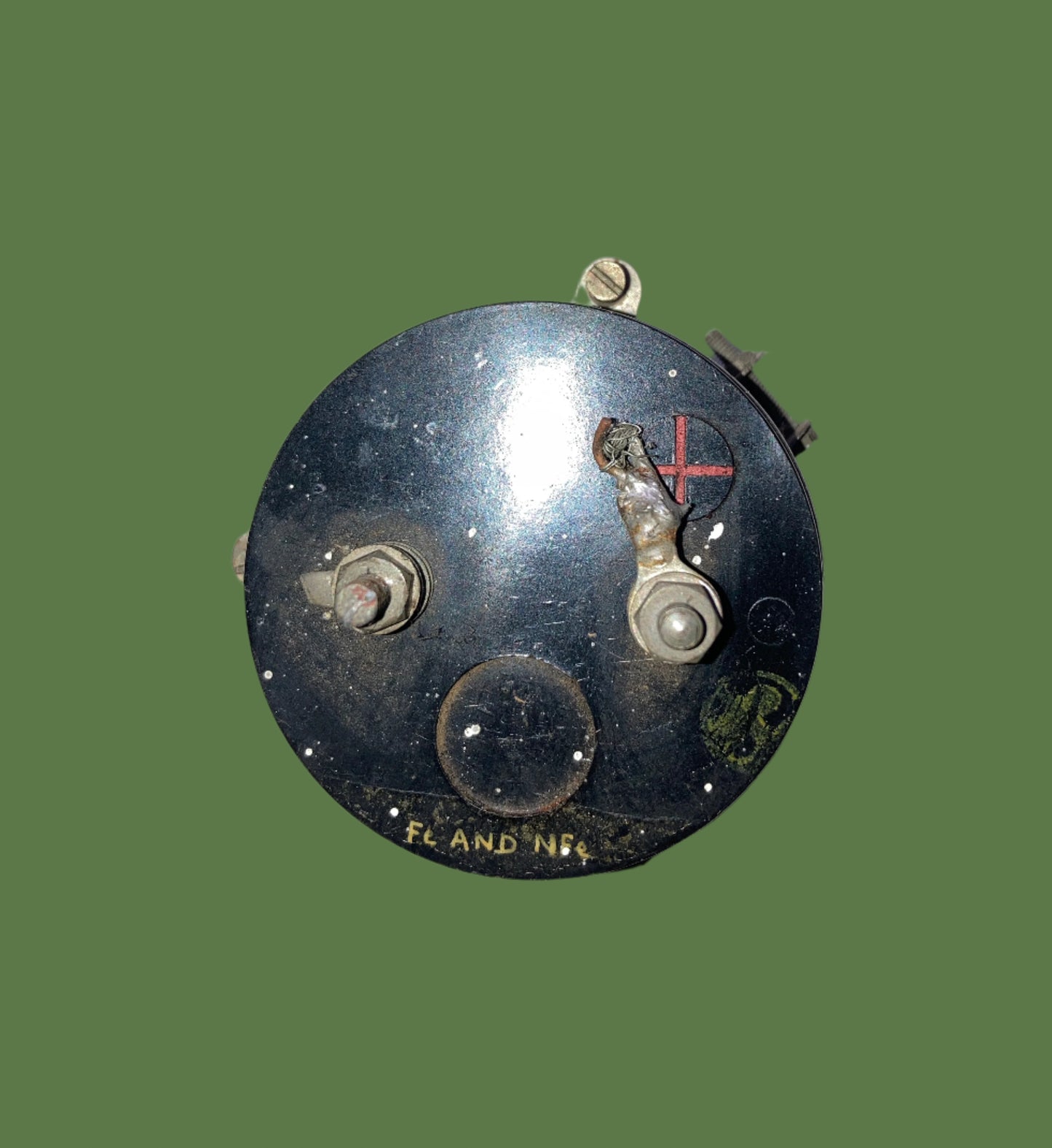 Weston Model no 909, moving coil meter, 53mm Dia,  Scaled 0-500mA, dated 1948