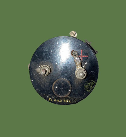 Weston Model no 909, moving coil meter, 53mm Dia,  Scaled 0-500mA, dated 1948