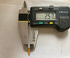 PACK OF 13X, MATRIX, GOLD PLATED, PCB PIN, 2.57mm DIA, 9mm LENGTH, SOLDER BUCKET, ROUNDED END.