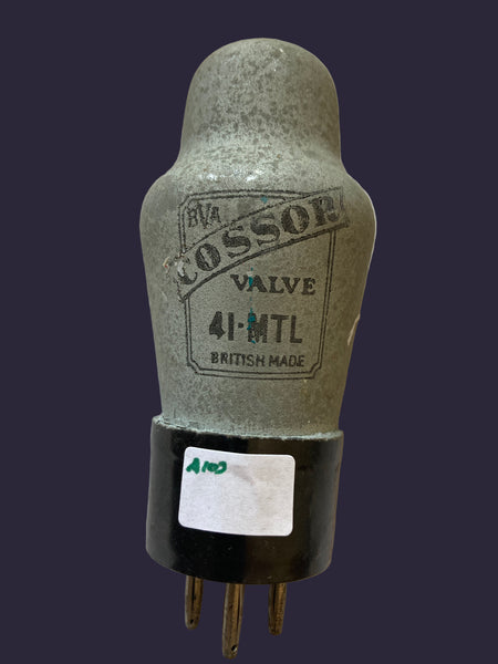 41MTL, COSSOR,  TRIODE, 41-MTL,  CV1037,  VR117, CV1177