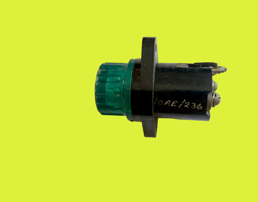 BULGIN, WS19, WS62, AIR MINISTRY, 10BE/236, SPECIAL DUTY, SIGNAL LAMP GREEN CLEAR, EX EQUIPT