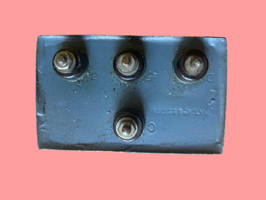 CALLENDER, BICC,  PAPER IN OIL, PIO, PAPER BLOCK CAPACITOR, 5 +3uF @ 600V, TYPE 250 NI,