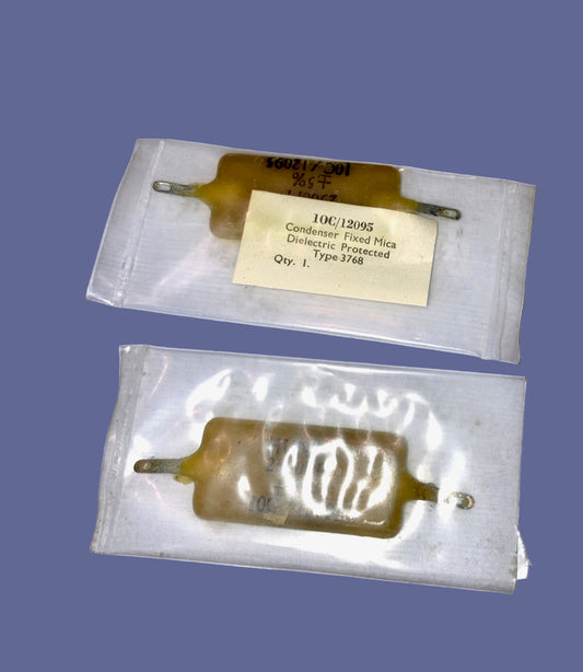 TCC, AIR MINISTRY, MICA CAPACITOR, TYPE 3768, 10C/12095, 2500 pF,