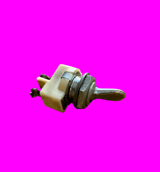 Switch SPST, 6A SIMILAR TO LUCAS 65SA, CHROME PADDLE DOLLY
