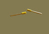 MATRIX, GOLD PLATED, PCB PIN,  SYNTH PIN, INSULATED TOP CAP, 1.35mm DIA, 16mm LENGTH, , ROUNDED END
