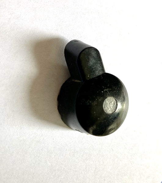 Black Bakelite, Military, Lugged,, Brass bushed, 22mm Dia, 16mm Height, 6mm Shaft, May suit Colombia 703