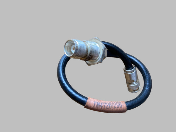 MILITARY  LEAD, APPROX 100MM LENGTH,  BNC SOCKET TO 50R CAPT SOCKET, TM4726/296, LARKSPUR