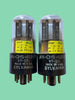 6SNGT, SYLVANIA, MATCHED PAIR   VT-231  CLEAR GLASS, FAT BASE, T PLATE,  WARTIME PRODUCTION, 6SN7