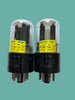 6SL7GT, RCA, MATCHED PAIR   VT-229  GREY GLASS, FAT BASE, SMALL LOGO,  SAME DATE CODE, V1C, JANUARY 1945 PRODUCTION, 6SL7