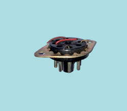 OCTAL PLUG, ON METAL CHASSIS MOUNT, MCMURDO, EX EQUIPT