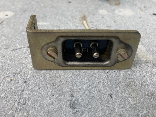 Sony, AC Power Socket, Chassis Mount,  2 PRONG, 9mm pitch, 1965