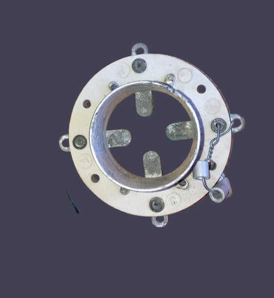 4 PIN, JUMBO, CERAMIC VALVE BASE, FOR, 211, 845, VALVES, CHASSIS MOUNT