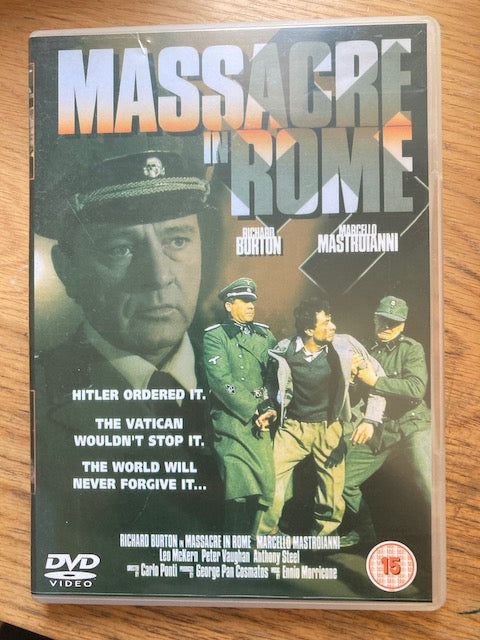 Massacre In Rome [1975] DVD Cert 15 &nbsp;Free UK Shipping