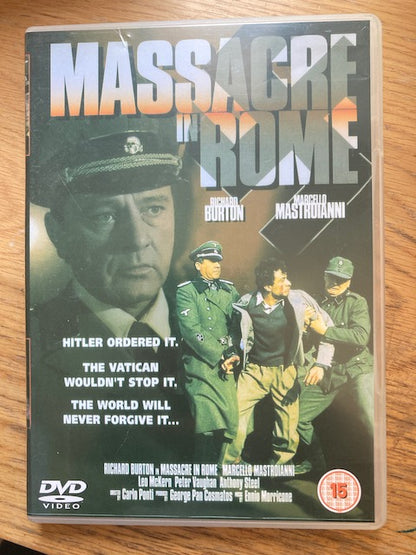 Massacre In Rome [1975] DVD Cert 15 &nbsp;Free UK Shipping