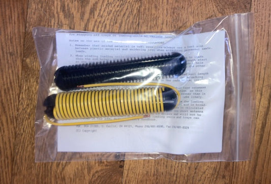 HI-Q, VAN GORDON, ANTENNA END INSULATORS X2  6 INCH LENGTH, 1 INCH DIA, NOS