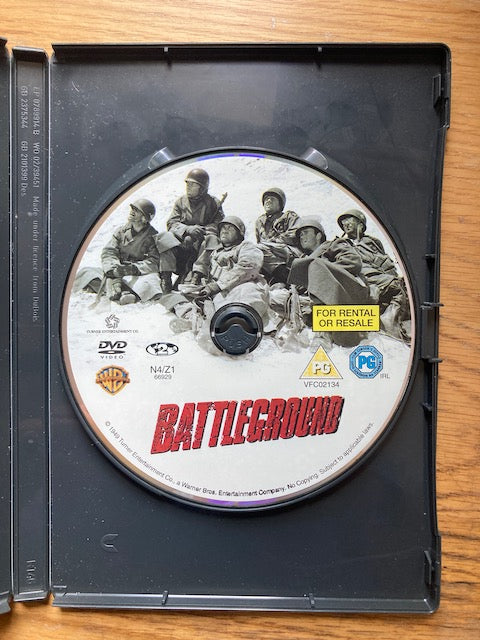 Battleground DVD (2005) Van Johnson, Wellman (DIR) cert PG Fast and FREE P & P