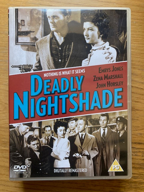 DVD DEADLY NIGHTSHADE 1953 EMRYS JONES ZENA MARSHALL FREE UK POST