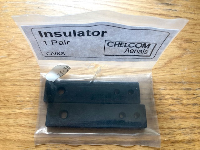 Chelcom Aerials, Antenna End Insulator, Dog Bone, 1 pair, Plastic, 85mm