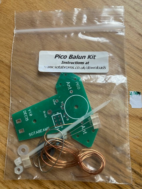 Sotabeams, SOTA, SB, PICO Balun Kit 1:1 or 4:1, PBAL-100