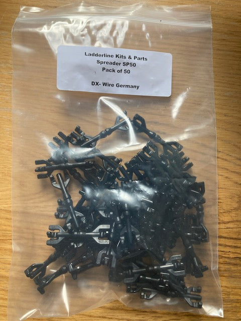 Ladderline Spreader, SP-50, Pack of 50, DX-Wire Germany, NOS
