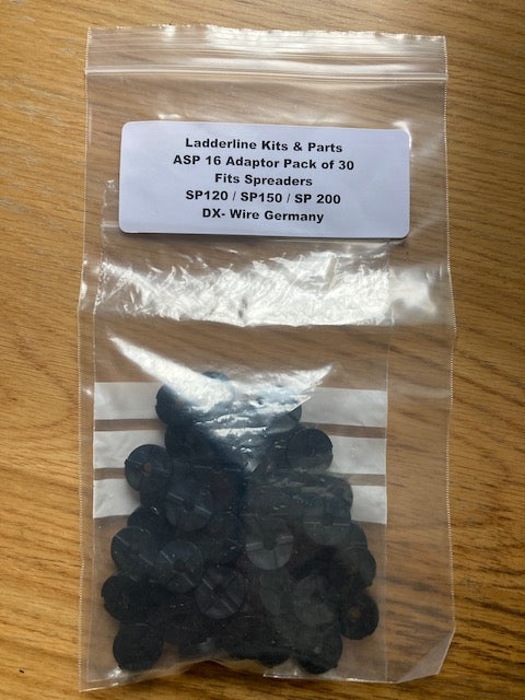 Ladderline Antenna, Chicken Ladder,  BUSHING MOUNTS,, ASP16, PACK OF 30, , DX-Wire Germany, NOS,