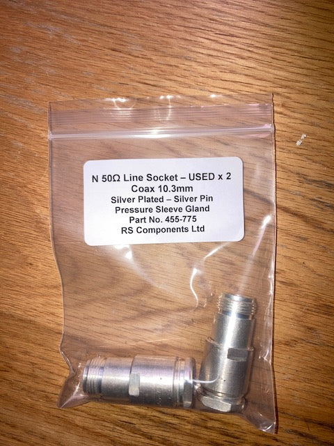 N 50R PRESSURE SLEEVE GLAND,, CO-AX 10.3mm, RS, 455-775, EX EQUIPT, PACK 2X