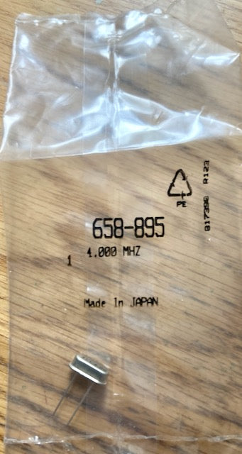 XTAL, CRYSTAL, 4.000MHz, RS 658-095