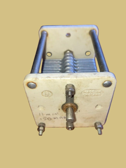 150pf 4KV, Variable Air Capacitor, Jackson Brothers, 5720/6,  HM21, TX5