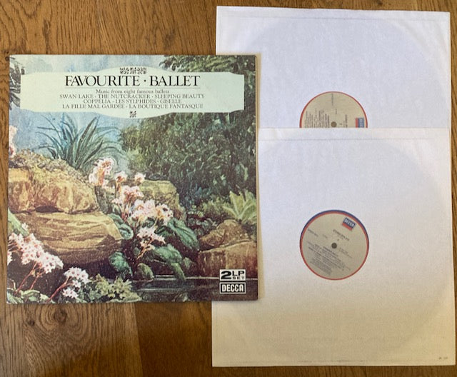 FAVOURITE BALLET, MUSIC FROM EIGHT FAMOUS BALLETS, DECCA, 2 LP SET, DPA 515-6,VINYL, LP, VG+/VG+, FREE UK POST 