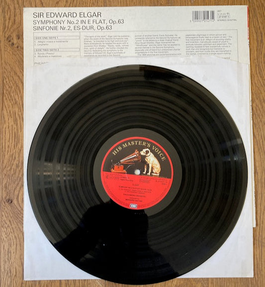 Elgar, Symphony No. 2 in E Flat, Vinyl Record LP Album, 1984, Bernard Haitink, VINYL, LP, VG+/VG+, EMI, 5099927014714, FREE UK POST
