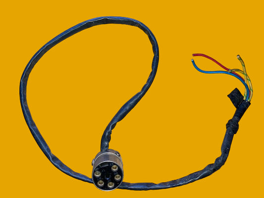 Signal Corps, PL-R62, S/T, PL-62, Rt-angle Collar, Free, Cable Mounted Socket, 6 Female Pins