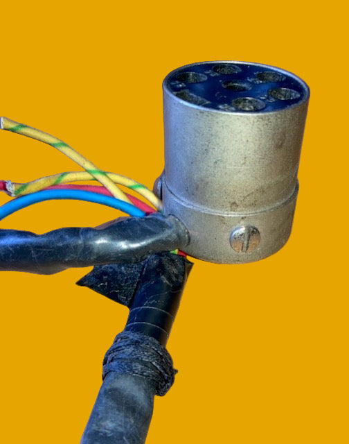 Signal Corps, PL-R62, S/T, PL-62, Rt-angle Collar, Free, Cable Mounted Socket, 6 Female Pins