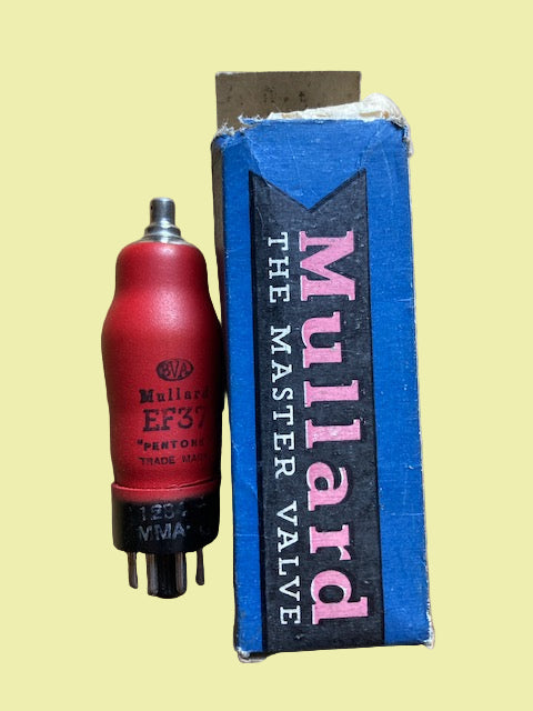 EF37, MULLARD,  5A/157D, CV358, CV5080, OM5B, NOS BOXED