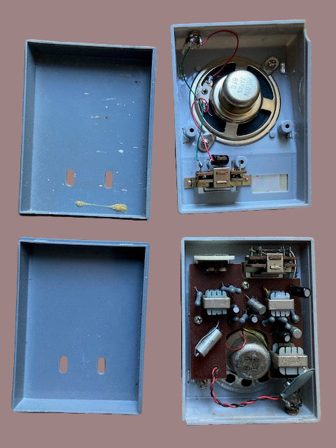 CLAYMORE, Deluxe Transistor Intercom, Model KE-20, Master & Sub, untested, for restoration