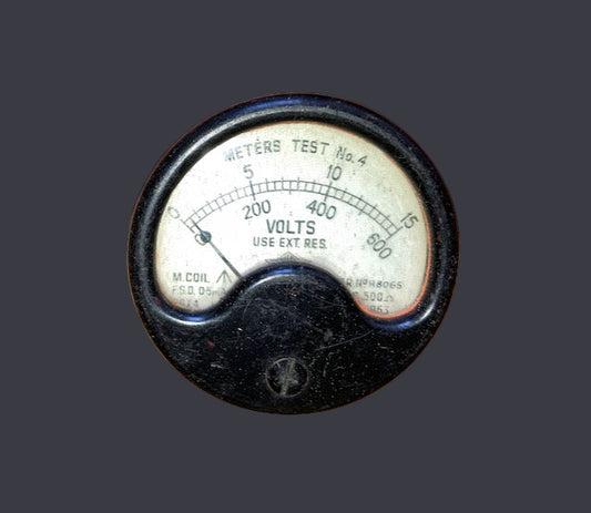 Meter Test No 4, ZA14511, FSD = 0.5mA ,  Scaled 0-600V