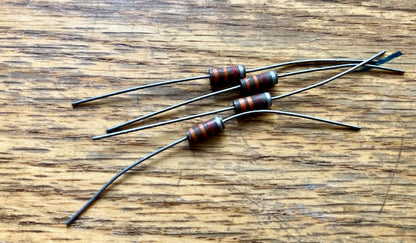 Allen Bradley, Morganite, Carbon composite resistor, Type S, 0.5W 10%, VARIOUS VALUES