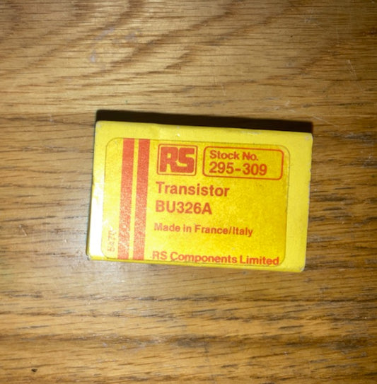 BU326A, Transistor, NPN, bipolar, 900V, 6A, 60W, TO3, RS 295-309