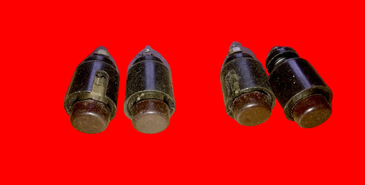BAYONET, QUICK ACTION  BINDING POSTS, BAKELITE TOP,  AS USED ON EDDYSTONE AND HALLICRAFTERS RECIEVERS AND TRANSMITTERS