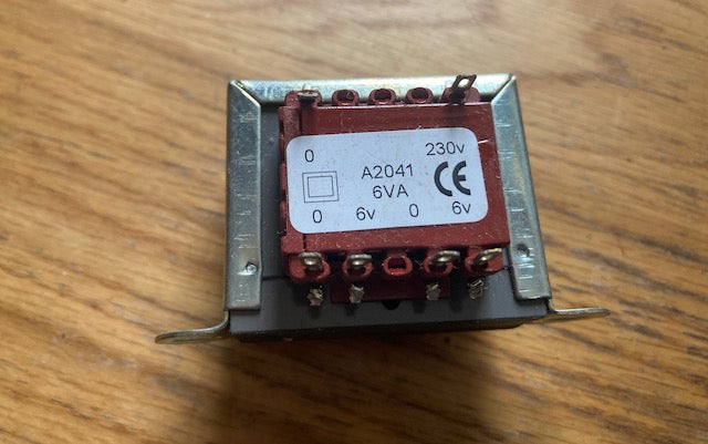 RAPID ELECTRONICS, 88-3413, CHASSIS TRANSFORMER, 230V 6VA 6V+6V, A2041