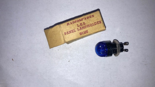 RADIOSPARES,  LES, SIGNAL LAMP, BLUE LENS, NOS, THUNDERBIRD 1, SCOTT TRACY SWEARS BY THEM
