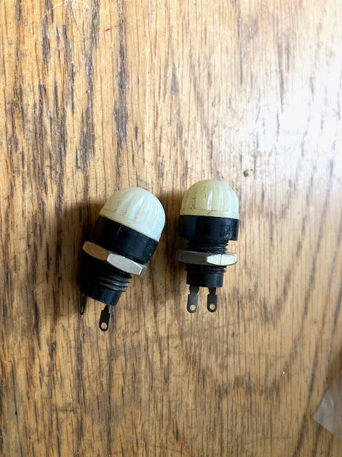 RADIOSPARES,  LES, SIGNAL LAMP, WHITE LENS, NOS, THUNDERBIRD 1, SCOTT TRACY SWEARS BY THEM