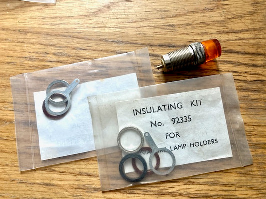 L'IMPULSION, SIGNAL LAMP, LS9, LS9W02, NICKEL BODY, AMBER GLASS LENS, 11mm BODY DIA , CAST NICKEL PLATED BASE, NOS