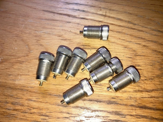 L'IMPULSION, SIGNAL LAMP, LS9, , NICKEL BODY, NO LENS, 11mm BODY DIA , CAST NICKEL PLATED BASE, NOS 