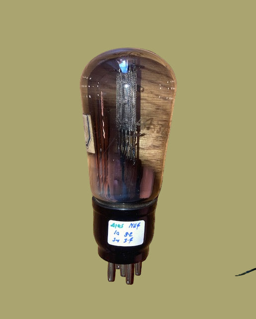 MH4, MARCONI  TRIODE, GLOBE ENVELOPE, MESH PLATE, 1MTL, AC/HL, AR17, CV399, CV1037, D4, HL4, MH4K, NR31, VR37 EX BBC MAY 1940 DATED