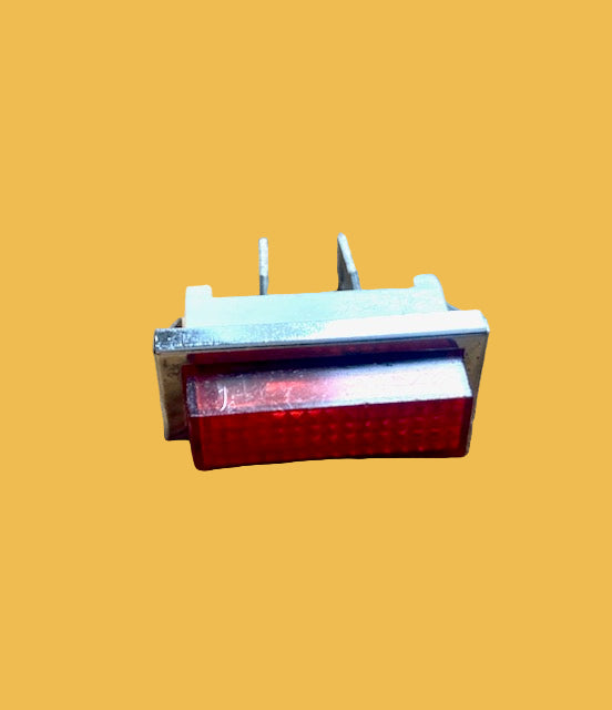 DOT, T-100 Signal Lamp, 31 x12mm, Red Lens