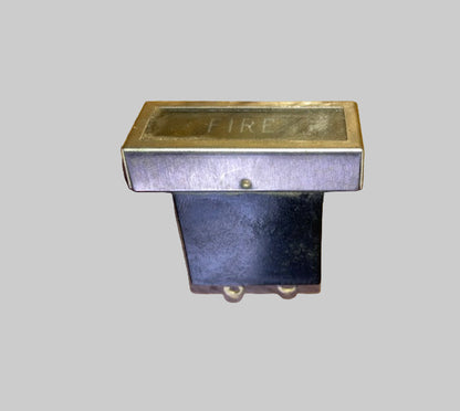 BULGIN, D721/CO2 MAIN PIT, SPECIAL DUTY, LEGEND SIGNAL LAMP, CHROME BEZEL 45 X 19mm