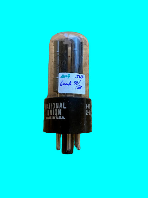 5W4GT, NATIONAL UNION, OCTOBER 1952 PRODUCTION